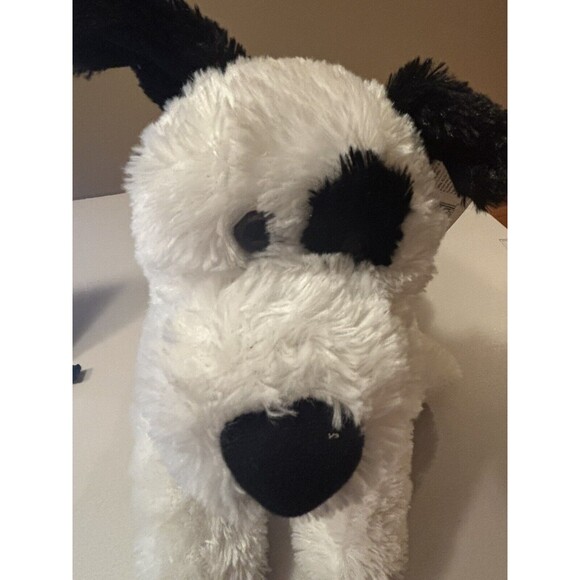 Toys R Us Animal Alley Plush Puppy Dog Black and White Stuffed Animal Toy - Picture 7 of 13
